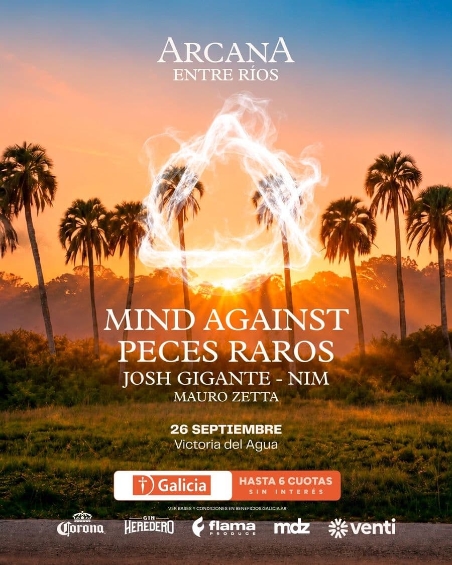 MIND AGAINST + PECES RAROS & MORE ARTISTS – by ARCANA FESTIVAL, ENTRE RIOS